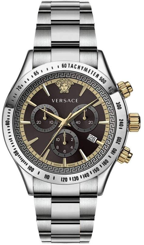 Versace VEV700419 Chronograph Classic Herrenuhr 44mm 5ATM